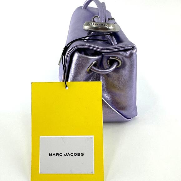 Marc Jacobs Lilac The Metallic Mini Dual Bag - Picture 4 of 11
